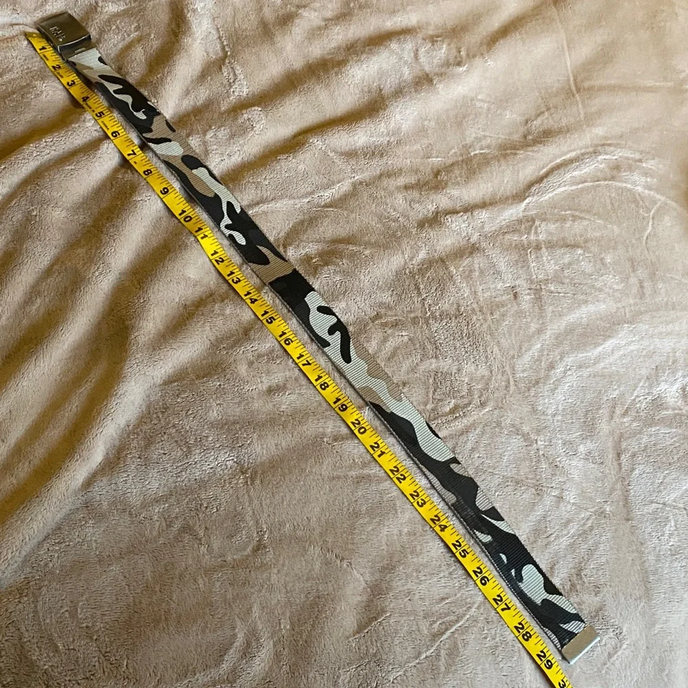 GAP Camo Web Belt in Black and Gray